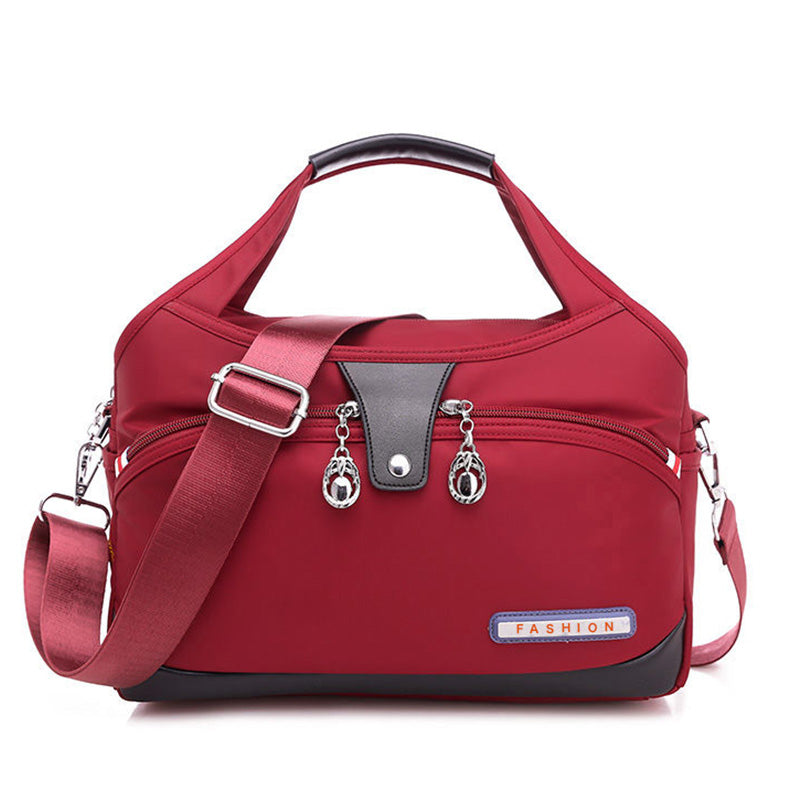 Damen Umhängetasche | Diebstahlsichere wasserabweisende Tasche mit mehreren Fächern