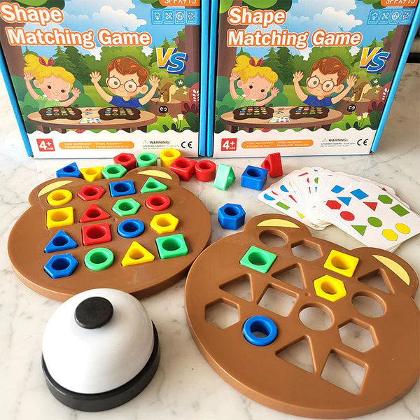 Learning Puzzle Blocks for Children from 3 Years | Color &amp; Shape Sorting | Promotes Creativity, Logic &amp; Teamwork | 25×20 cm