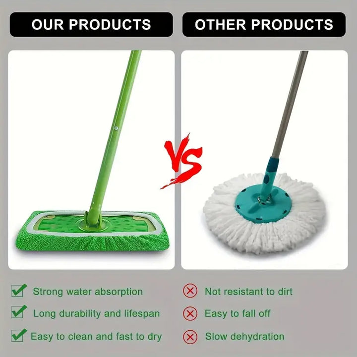 Buy 2 get 2 free | Reusable mops for Swiffer Sweeper™ - Long-lasting cleaning for all surfaces