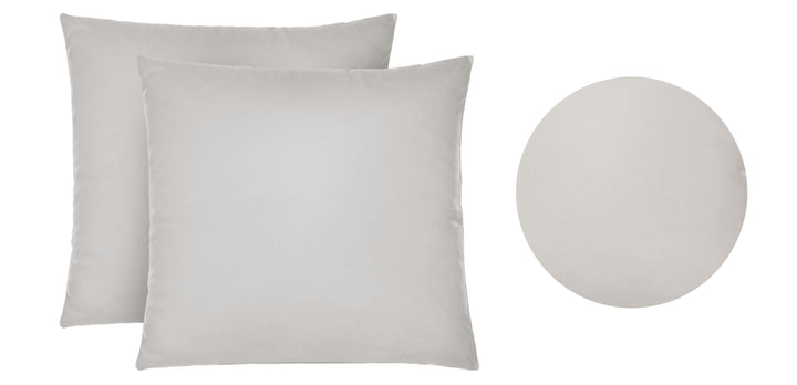 Jersey Kissenbezug 2er Set aus 100 % Baumwolle | Elastisch und weich | 80×80 oder 40×40 cm | Waschbar bei 60 °C