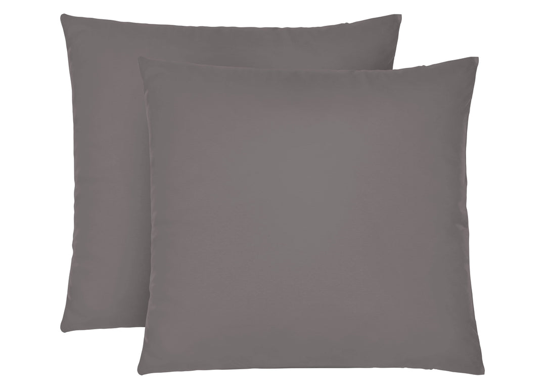 Jersey Kissenbezug 2er Set aus 100 % Baumwolle | Elastisch und weich | 80×80 oder 40×40 cm | Waschbar bei 60 °C
