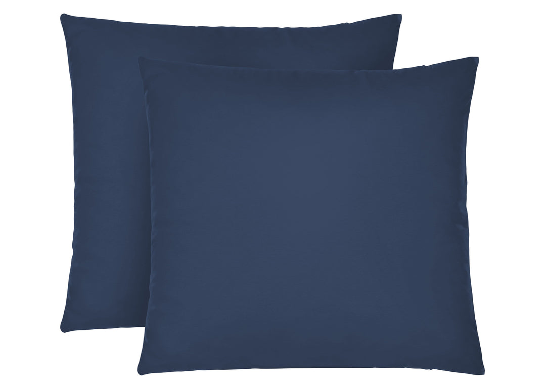 Jersey Kissenbezug 2er Set aus 100 % Baumwolle | Elastisch und weich | 80×80 oder 40×40 cm | Waschbar bei 60 °C