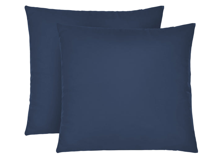 Jersey Kissenbezug 2er Set aus 100 % Baumwolle | Elastisch und weich | 80×80 oder 40×40 cm | Waschbar bei 60 °C