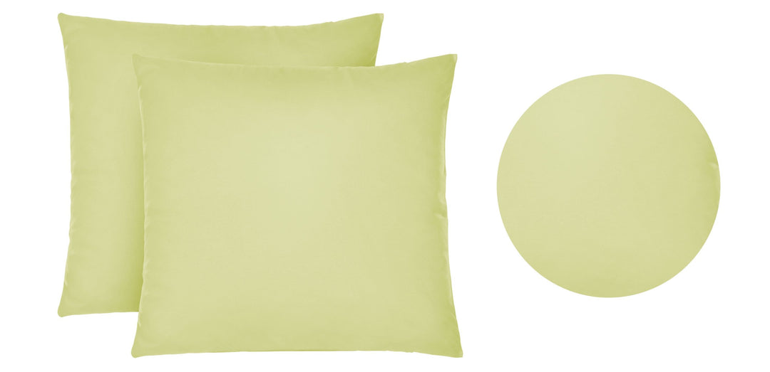 Jersey Kissenbezug 2er Set aus 100 % Baumwolle | Elastisch und weich | 80×80 oder 40×40 cm | Waschbar bei 60 °C