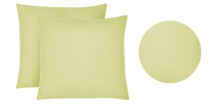 Jersey Kissenbezug 2er Set aus 100 % Baumwolle | Elastisch und weich | 80×80 oder 40×40 cm | Waschbar bei 60 °C