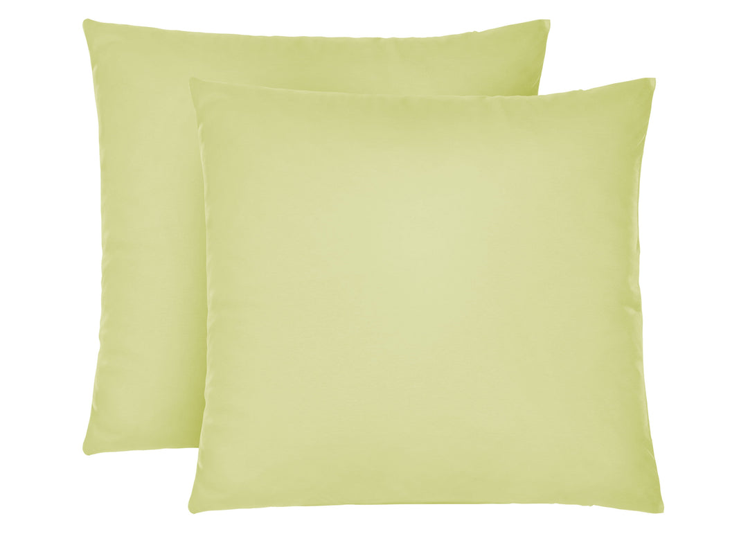 Jersey Kissenbezug 2er Set aus 100 % Baumwolle | Elastisch und weich | 80×80 oder 40×40 cm | Waschbar bei 60 °C