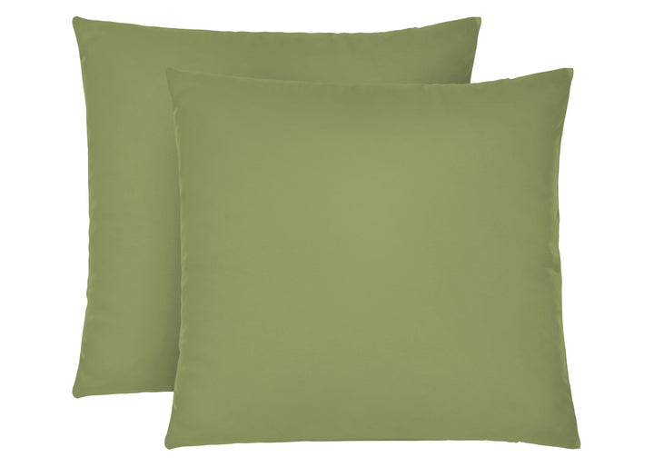 Jersey Kissenbezug 2er Set aus 100 % Baumwolle | Elastisch und weich | 80×80 oder 40×40 cm | Waschbar bei 60 °C