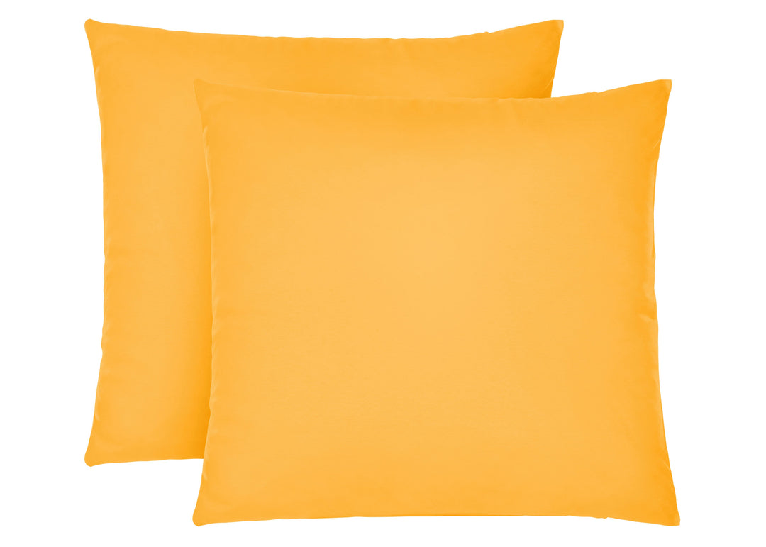 Jersey Kissenbezug 2er Set aus 100 % Baumwolle | Elastisch und weich | 80×80 oder 40×40 cm | Waschbar bei 60 °C