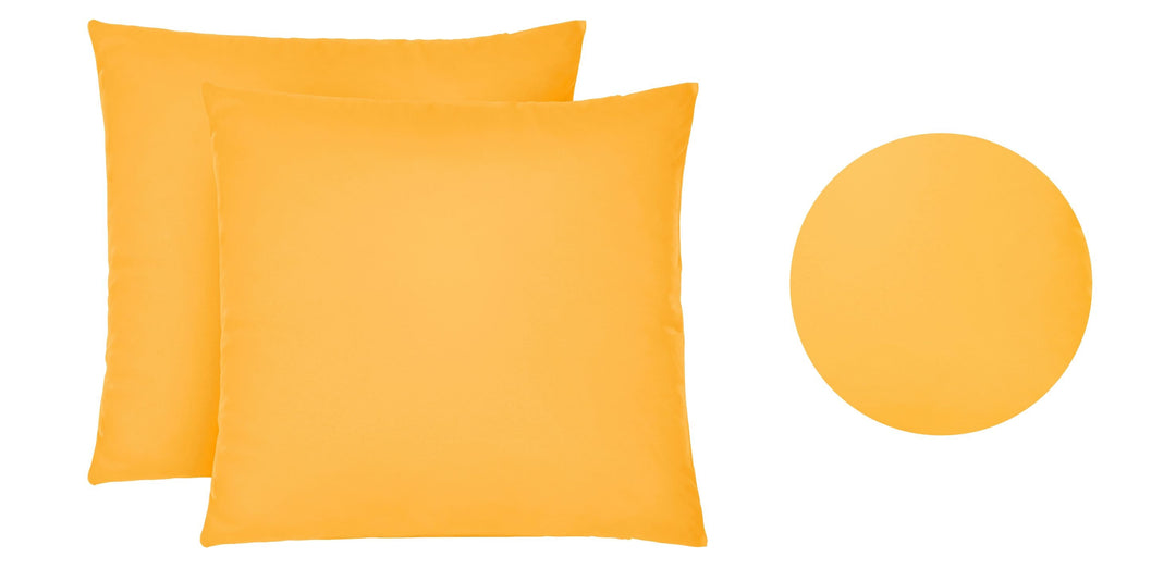 Jersey Kissenbezug 2er Set aus 100 % Baumwolle | Elastisch und weich | 80×80 oder 40×40 cm | Waschbar bei 60 °C