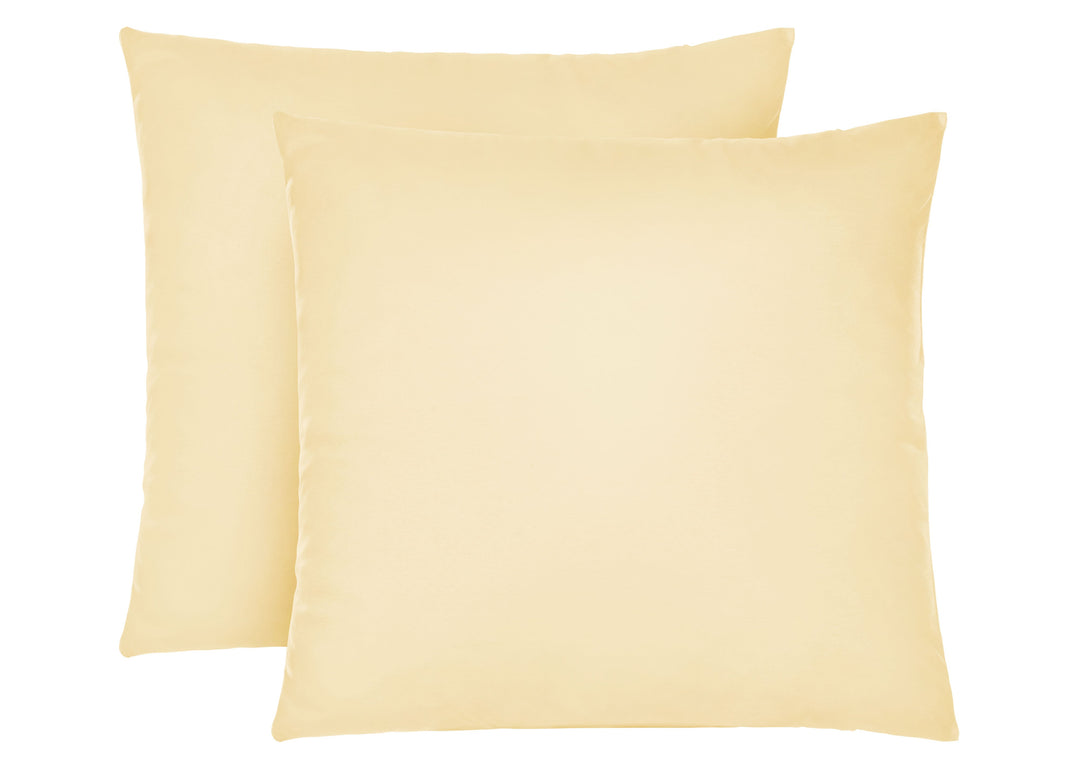 Jersey Kissenbezug 2er Set aus 100 % Baumwolle | Elastisch und weich | 80×80 oder 40×40 cm | Waschbar bei 60 °C