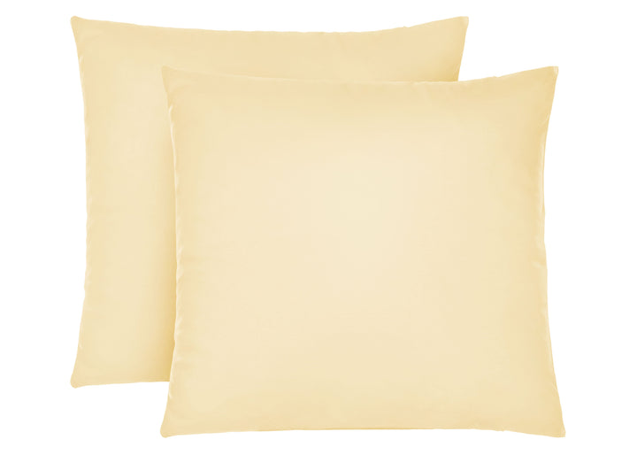 Jersey Kissenbezug 2er Set aus 100 % Baumwolle | Elastisch und weich | 80×80 oder 40×40 cm | Waschbar bei 60 °C