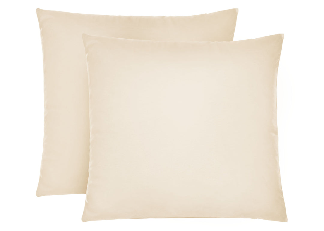 Jersey Kissenbezug 2er Set aus 100 % Baumwolle | Elastisch und weich | 80×80 oder 40×40 cm | Waschbar bei 60 °C