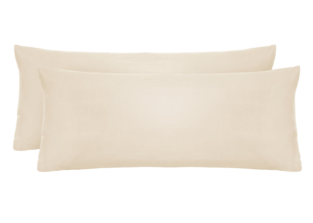 Jersey Kissenbezug 2er Set aus 100 % Baumwolle | Elastisch und weich | 80×80 oder 40×40 cm | Waschbar bei 60 °C