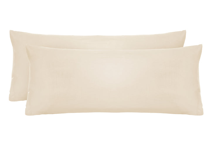 Jersey Kissenbezug 2er Set aus 100 % Baumwolle | Elastisch und weich | 80×80 oder 40×40 cm | Waschbar bei 60 °C