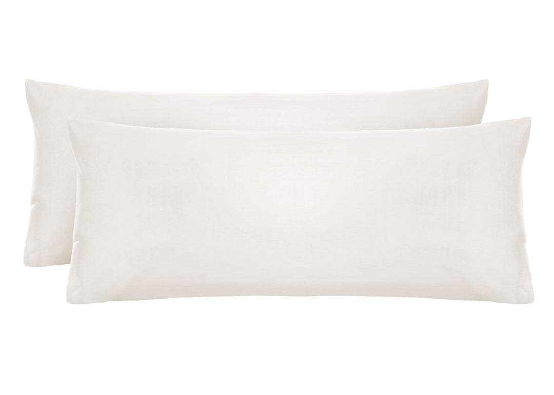 Jersey Kissenbezug 2er Set aus 100 % Baumwolle | Elastisch und weich | 80×80 oder 40×40 cm | Waschbar bei 60 °C