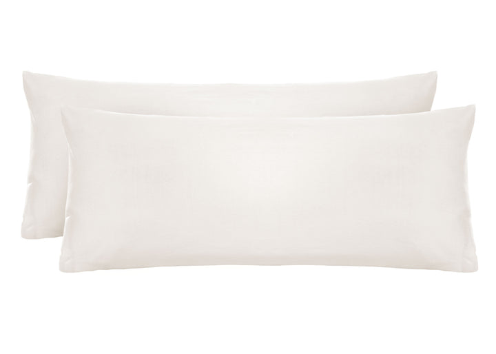 Jersey Kissenbezug 2er Set aus 100 % Baumwolle | Elastisch und weich | 80×80 oder 40×40 cm | Waschbar bei 60 °C