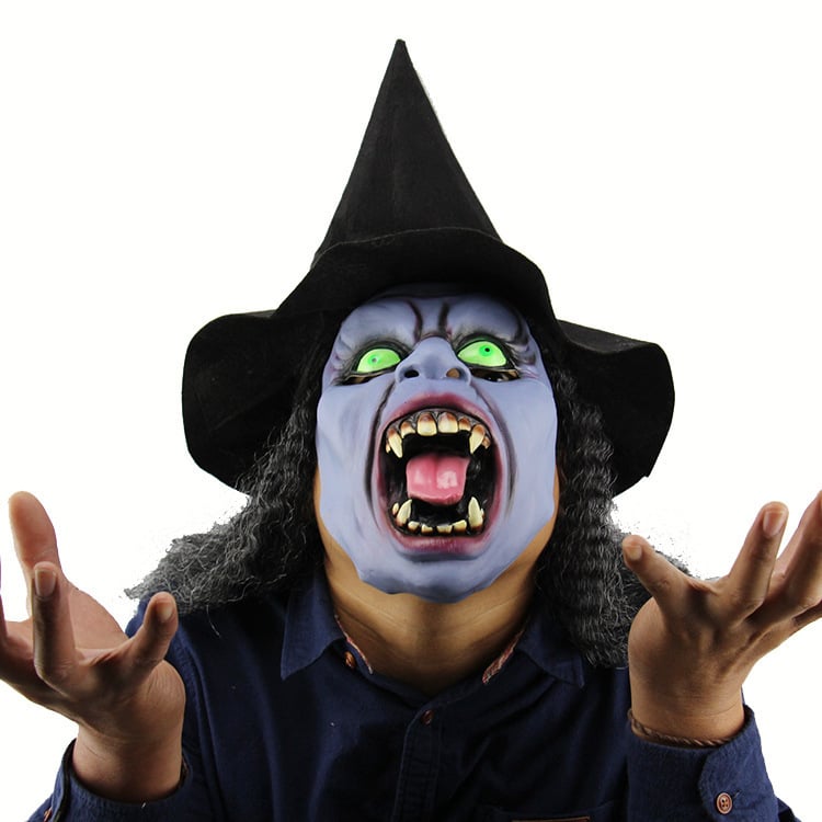 HorrorFace™ Realistinen Halloween-mask | Pehmeä lateksi | Liikkuva suu | Hengittävä ja käsintehty