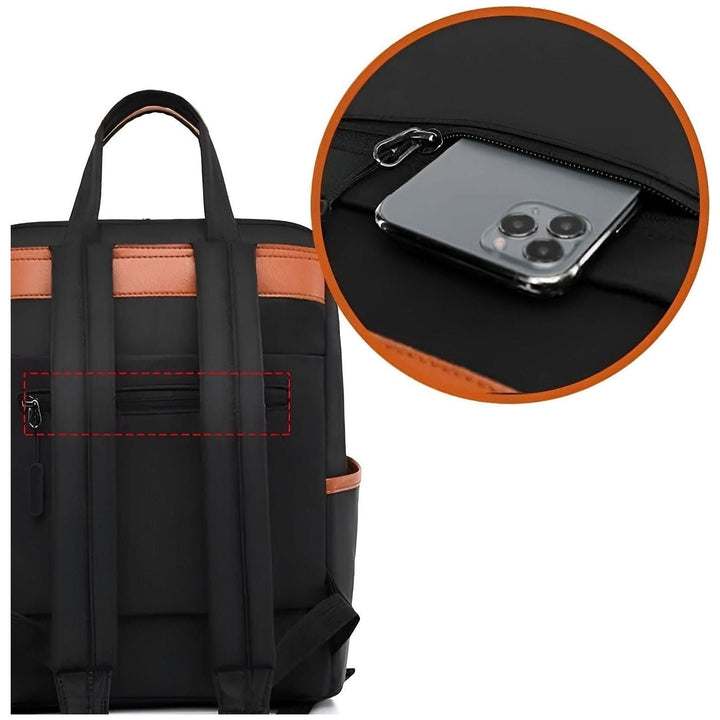 Damen Rucksack Anti-Diebstahl | Wasserabweisend mit verstecktem Reißverschluss | Rucksack &amp; Umhängetasche für Alltag und Reisen