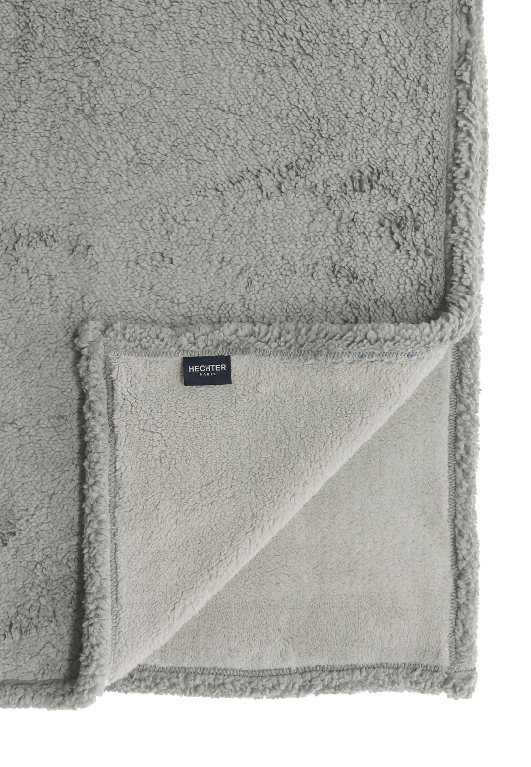 Sherpa Wohndecke aus weichem Fleece | Wendedecke mit glatter Rückseite, breitem Saum und waschbar bis 60 °C für Sofa und Bett