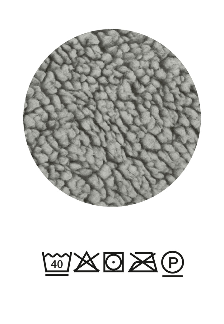 Sherpa Wohndecke aus weichem Fleece | Wendedecke mit glatter Rückseite, breitem Saum und waschbar bis 60 °C für Sofa und Bett