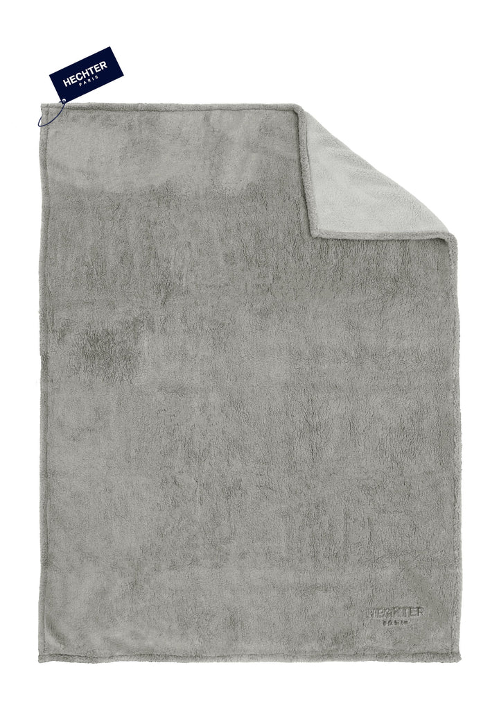 Sherpa Wohndecke aus weichem Fleece | Wendedecke mit glatter Rückseite, breitem Saum und waschbar bis 60 °C für Sofa und Bett