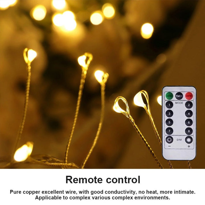 LED Copper Wire String Lights | Flexible, shapeable &amp; waterproof | For indoor &amp; outdoor use