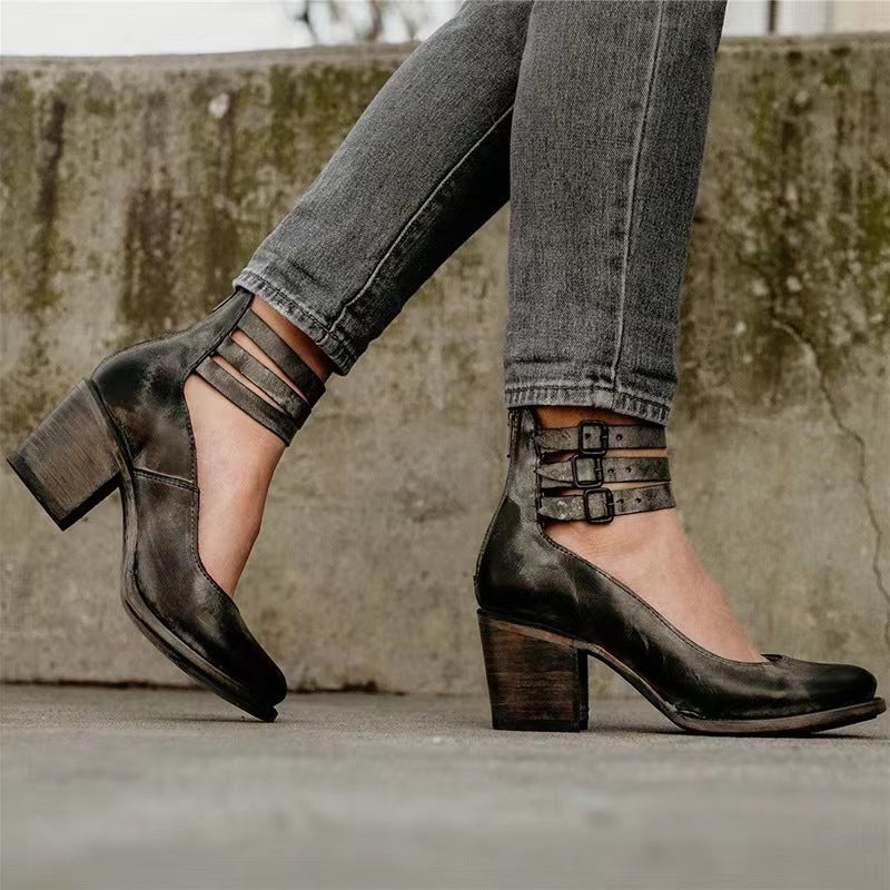 Orthopädische Damen High Heels | Elegante Absatzschuhe mit Komfortpolsterung | Rutschfeste Sohle für Alltag &amp; Anlässe