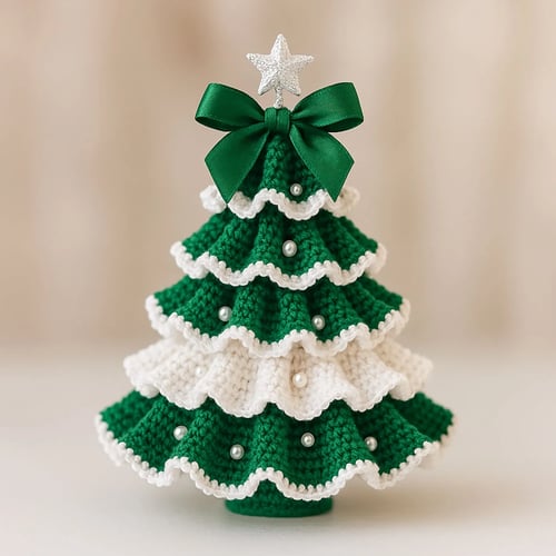 TwinkleStitch – Kit de crochet fait main pour sapins de Noël