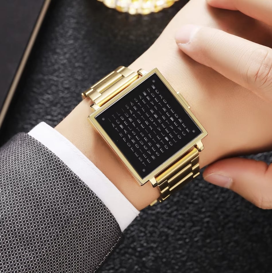 LexoTime – Unisex Text Watch