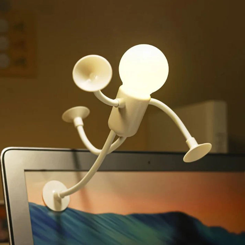 LED night light BeamLight athlete figure | Adjustable &amp; creative poses | Warm white, energy-efficient | USB/plug operation, approx. 25 cm