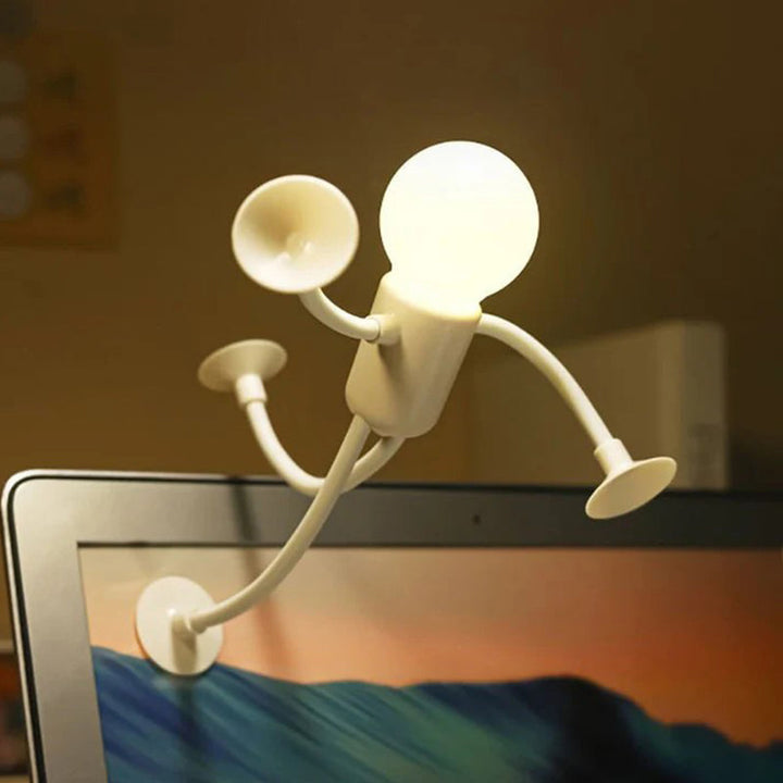 LED night light BeamLight athlete figure | Adjustable &amp; creative poses | Warm white, energy-efficient | USB/plug operation, approx. 25 cm