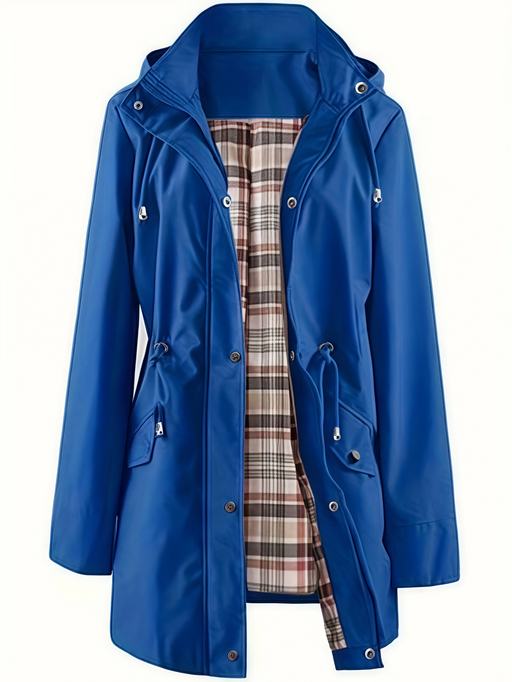 Damen Winterjacke lang mit Reißverschluss | Warme Jacke mit praktischen Taschen und bequemer Passform für Alltag und Freizeit