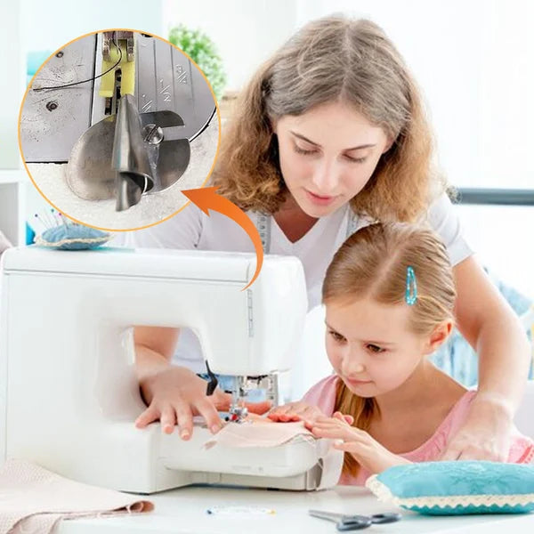 Set piedino per orlo arrotolato 3–10 mm in acciaio inox | Per orli arrotolati puliti su seta, chiffon e denim | Guida precisa, 8 misure