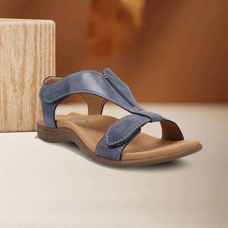 Alida™ | Keilsandalette mit Klettverschluss