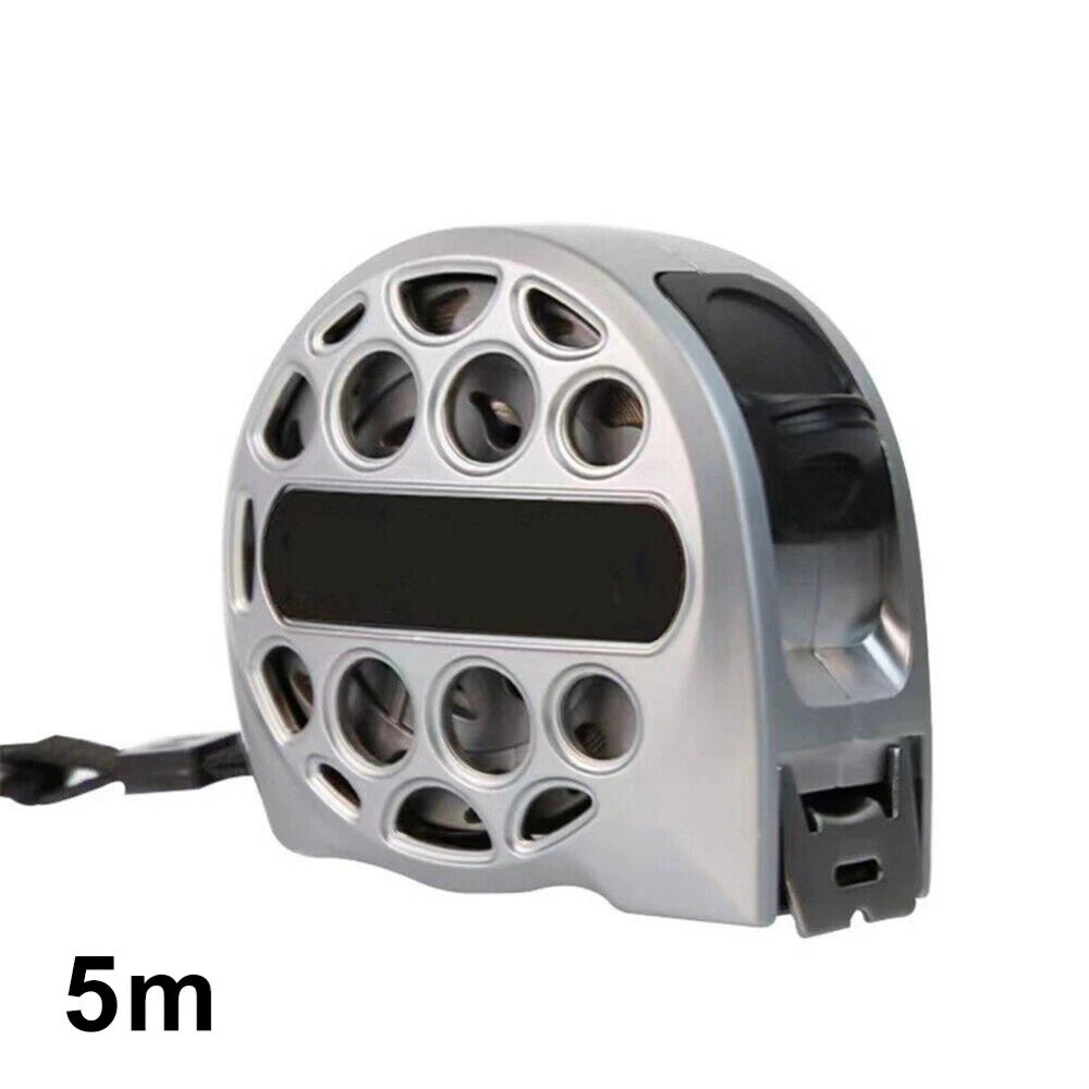Self-cleaning metric tape measure | clog-free in mud, sand &amp; water | automatic locking with smooth reset | precise zero point