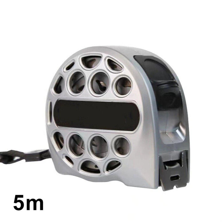 Self-cleaning metric tape measure | clog-free in mud, sand &amp; water | automatic locking with smooth reset | precise zero point