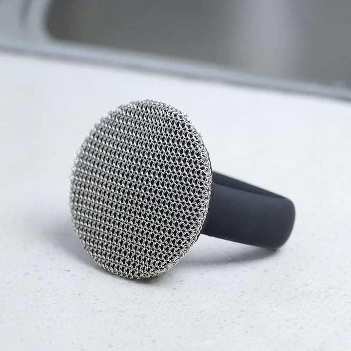 SteelScrub™ ergonomic stainless steel scrubber