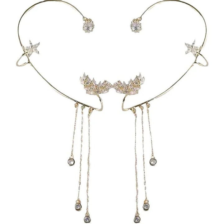 LumiStar – Shimmering Tassel Earrings
