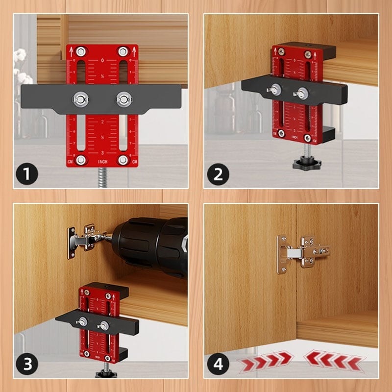 HingeGuide™ Seamless Cabinet Installation