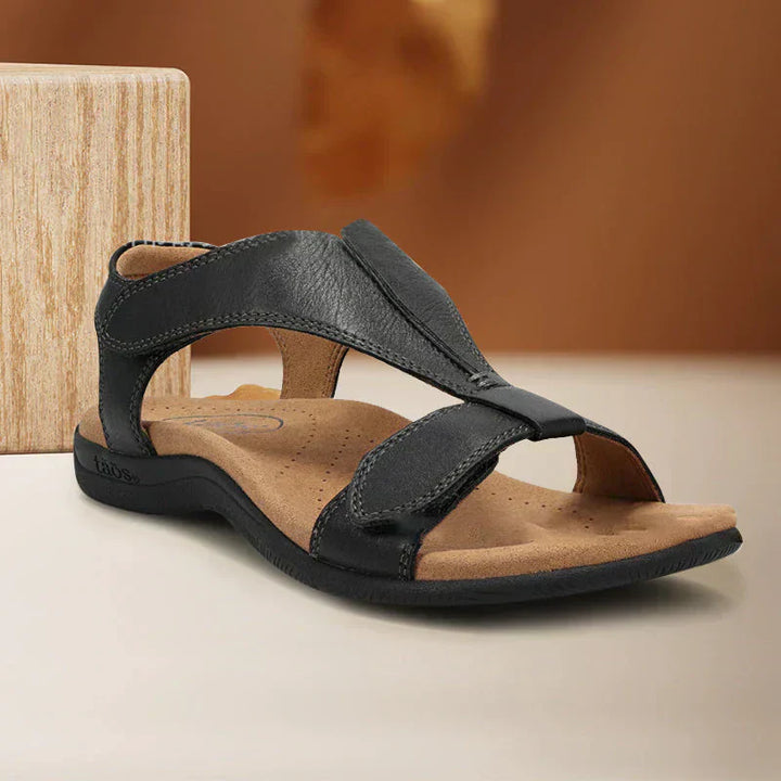 Alida™ | Keilsandalette mit Klettverschluss