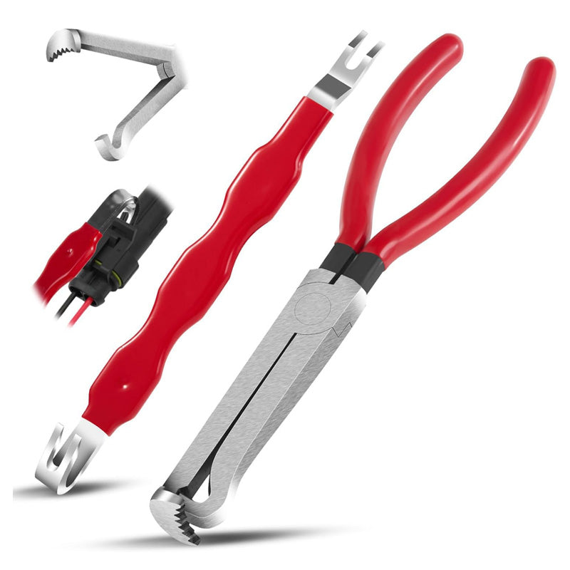 Stecker-Entriegelungswerkzeug für Auto | löst elektrische Steckverbinder ohne Kabelbruch | Kohlenstoffstahl, kompakt | 19 cm