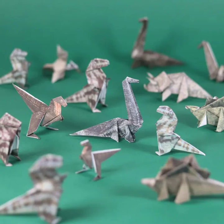 Origami-Katzen-Set aus FSC-Papier | DIY-Bastelset für Katzenfiguren | Kreative Deko &amp; Geschenkidee