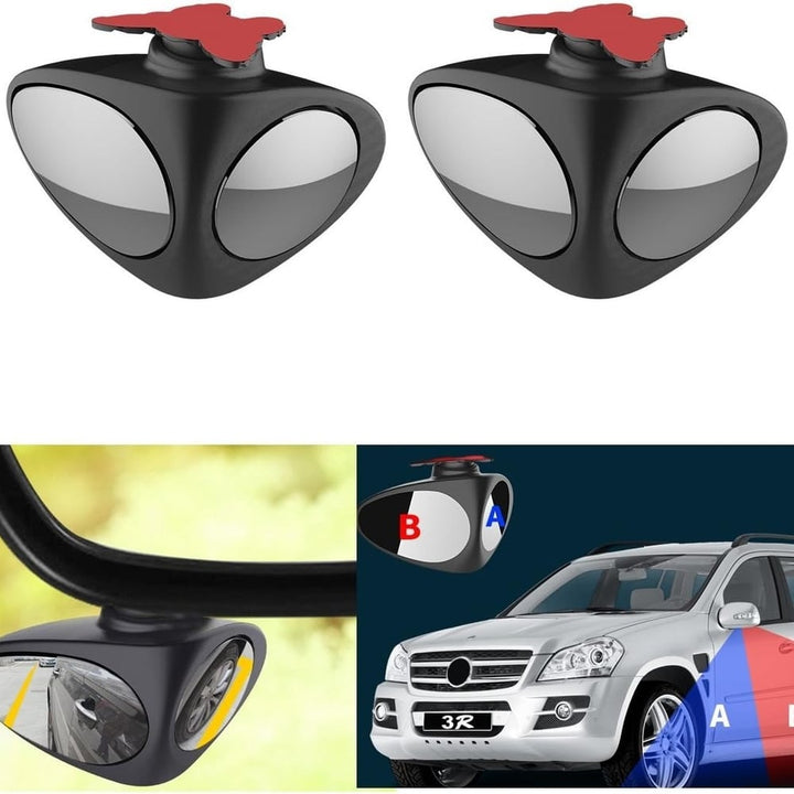 Toter-Winkel-Spiegel Auto | 2-in-1-Weitwinkelspiegel im 2er-Set für Auto, SUV und Van