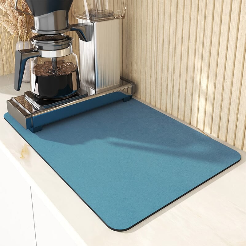 Absorbierende Abtropfmatte für Spüle &amp; Bad – HydroGuard Pro | Sofortige Wasseraufnahme, rutschfest | PVC &amp; Gummi, leicht zu reinigen