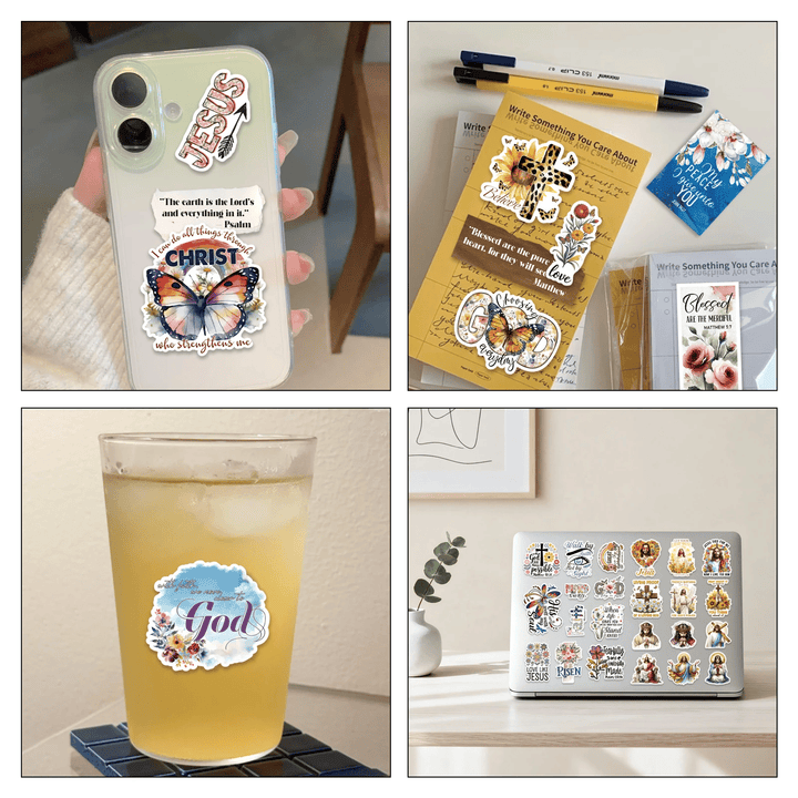 FaithGlow – Inspirierendes Bibel-Sticker-Set