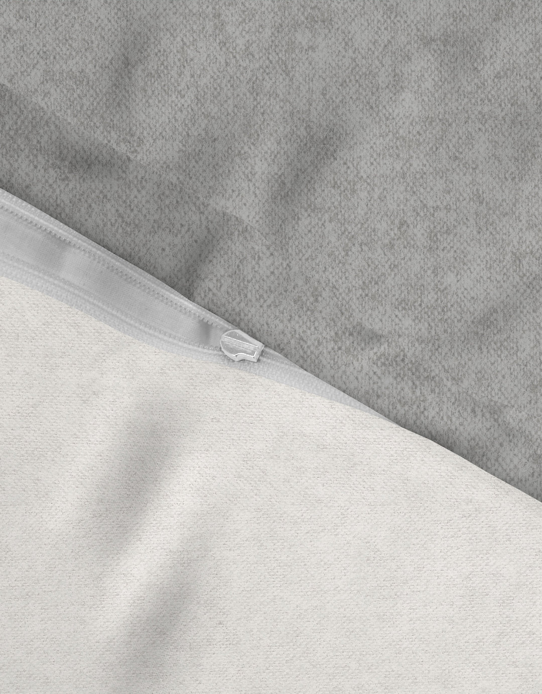 Melange Flanell Bettwäsche aus 100 % Baumwolle | Beidseitig angeraut, OEKO-TEX zertifiziert, mit Reißverschluss und 60 °C waschbar