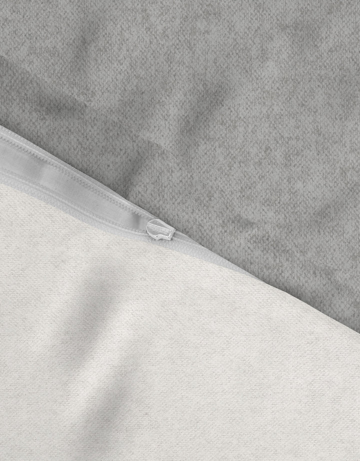 Melange Flanell Bettwäsche aus 100 % Baumwolle | Beidseitig angeraut, OEKO-TEX zertifiziert, mit Reißverschluss und 60 °C waschbar