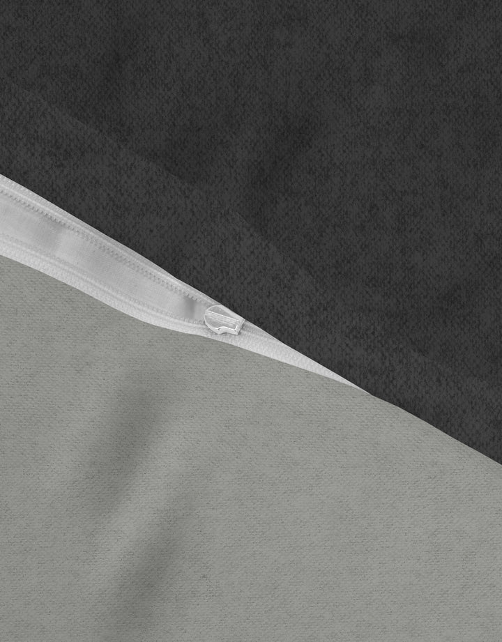 Melange Flanell Bettwäsche aus 100 % Baumwolle | Beidseitig angeraut, OEKO-TEX zertifiziert, mit Reißverschluss und 60 °C waschbar