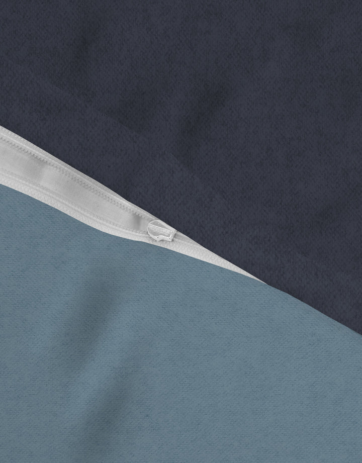 Melange Flanell Bettwäsche aus 100 % Baumwolle | Beidseitig angeraut, OEKO-TEX zertifiziert, mit Reißverschluss und 60 °C waschbar