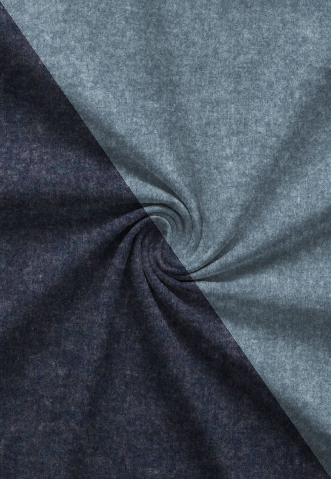 Melange Flanell Bettwäsche aus 100 % Baumwolle | Beidseitig angeraut, OEKO-TEX zertifiziert, mit Reißverschluss und 60 °C waschbar